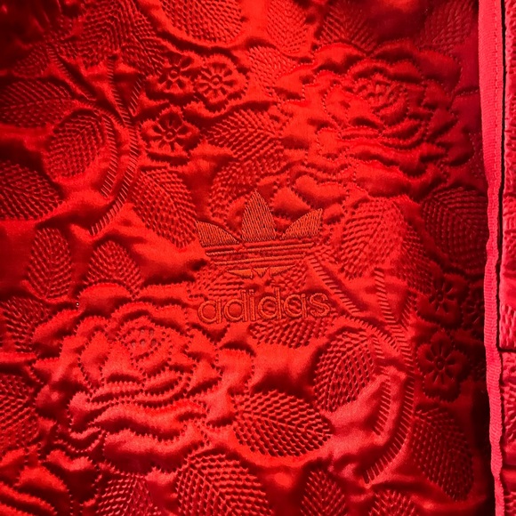 adidas Red Bomber Jacket for Women - Picture 8 of 10